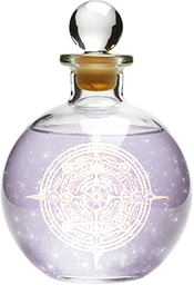 Brand-themed potion graphic symbolizing custom SEO service to boost website visibility